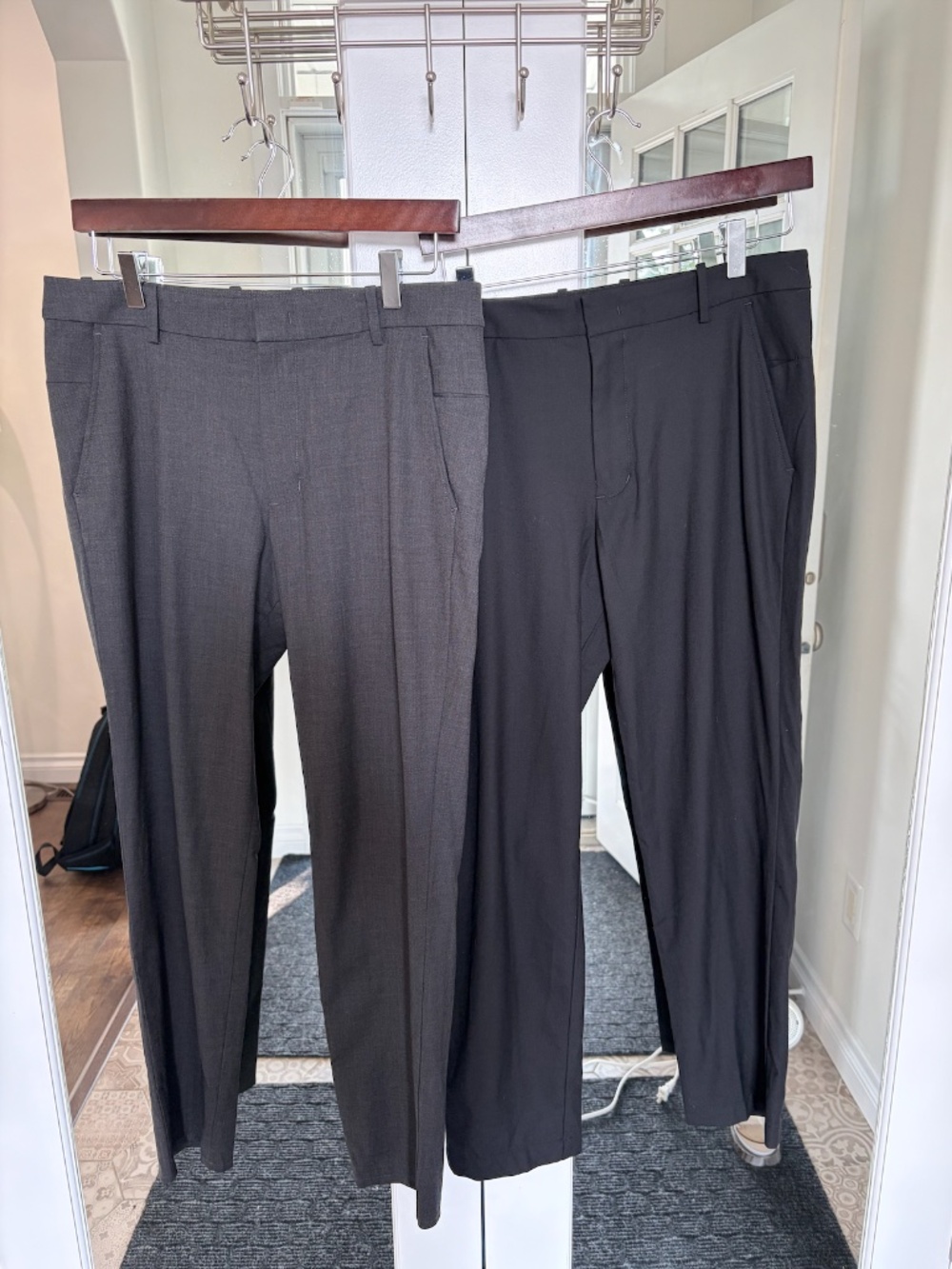 Mens Kit & Ace Dress pant - LOT of 2 - Sz 32 black and charcoal